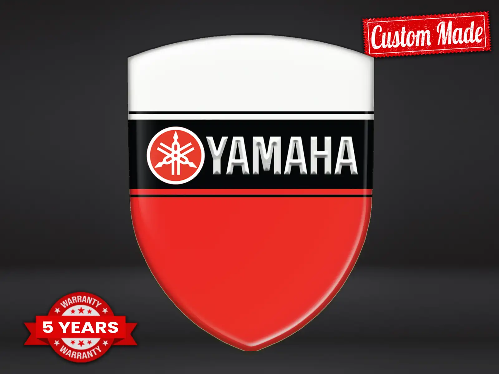 Yamaha Autocollant Silicone Édition Exclusive Étiquettes Chic